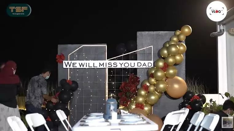 kejutan ayah sambung Zaskia Shireen © YouTube