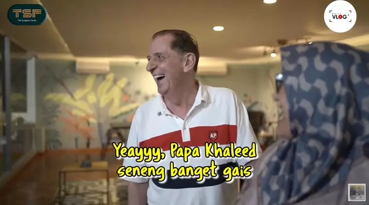 kejutan ayah sambung Zaskia Shireen © YouTube