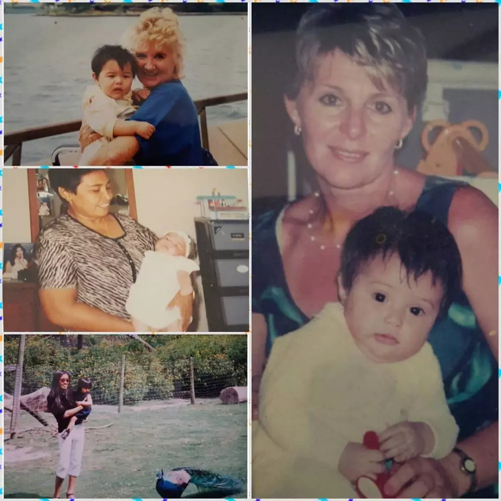 potret masa kecil seleb dan nenek bule © instagram