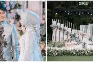 Dekorasi panggung lamaran 5 seleb ini megah, bak pelaminan pernikahan