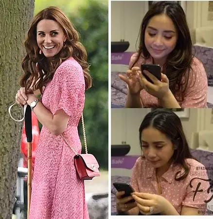 seleb kembaran baju dengan Kate Middleton © 2021 brilio.net