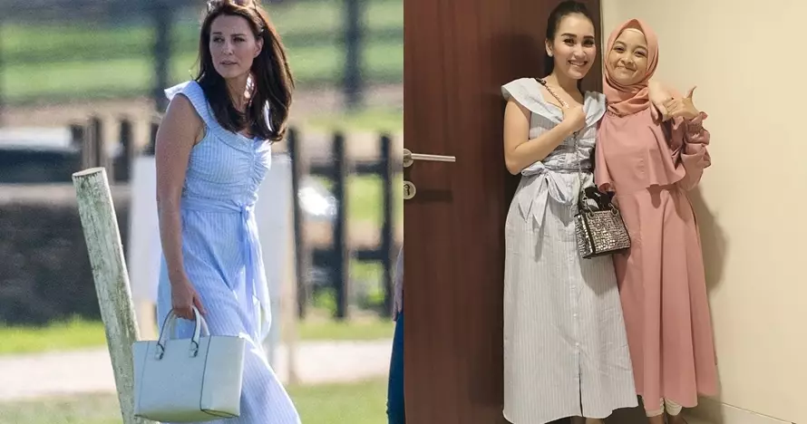 seleb kembaran baju dengan Kate Middleton © 2021 brilio.net