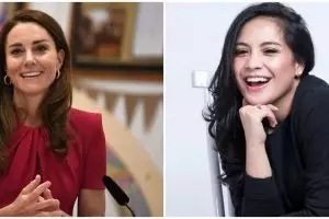 Gaya 9 seleb kembaran baju dengan Kate Middleton, Nagita bak bangsawan