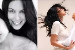 7 Gaya pemotretan Sophia Latjuba dan Eva Celia, simpan makna mendalam