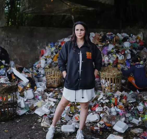 Momo Geisha di tempat tak biasa © 2021 brilio.net