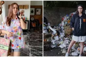 10 Pesona Momo Geisha pemotretan di tempat tak biasa, pose di gerobak