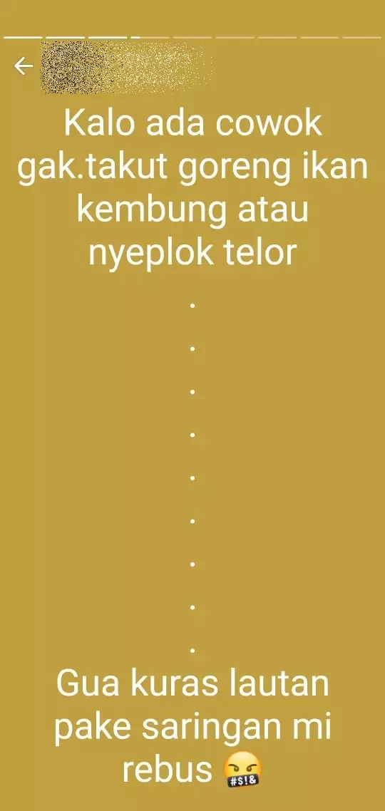 status wa lucu orang saat masak Instagram