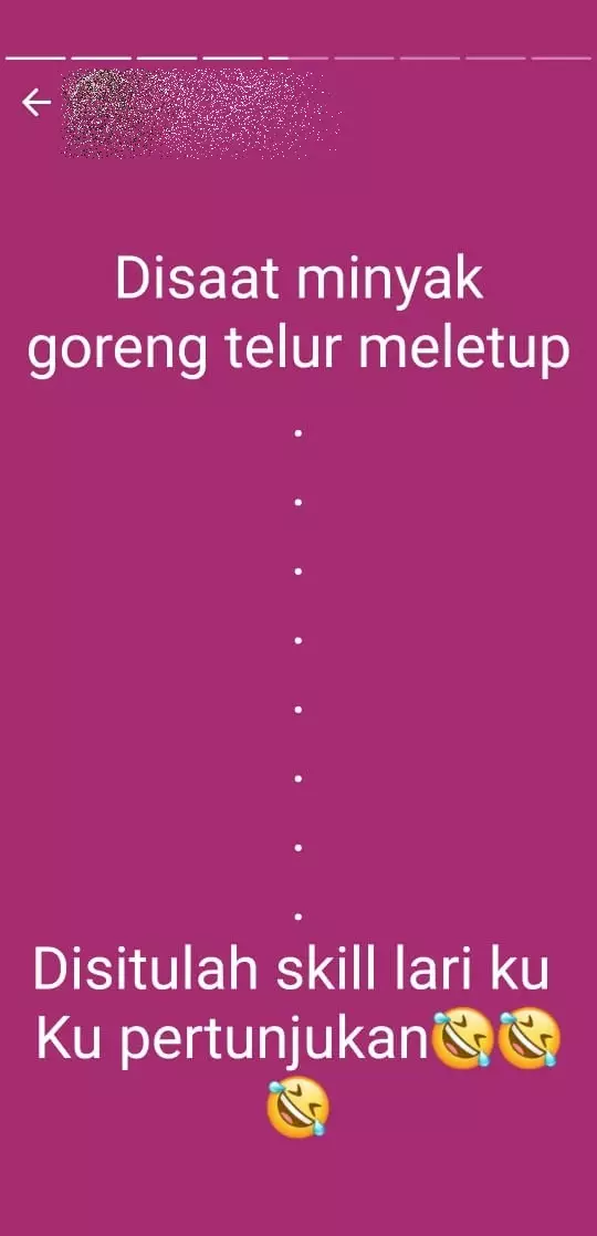 status wa lucu orang saat masak Instagram