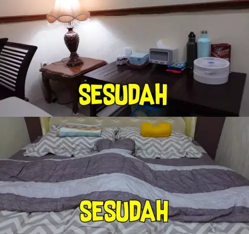Penampakan kamar seleb di lokasi syuting dari berbagai sumber Penampakan kamar seleb di lokasi syuting dari berbagai sumber