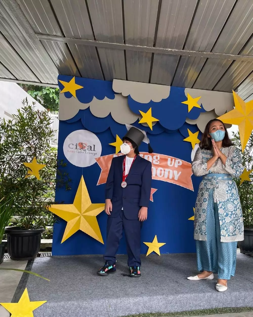 Gavrel lulus SD © Instagram