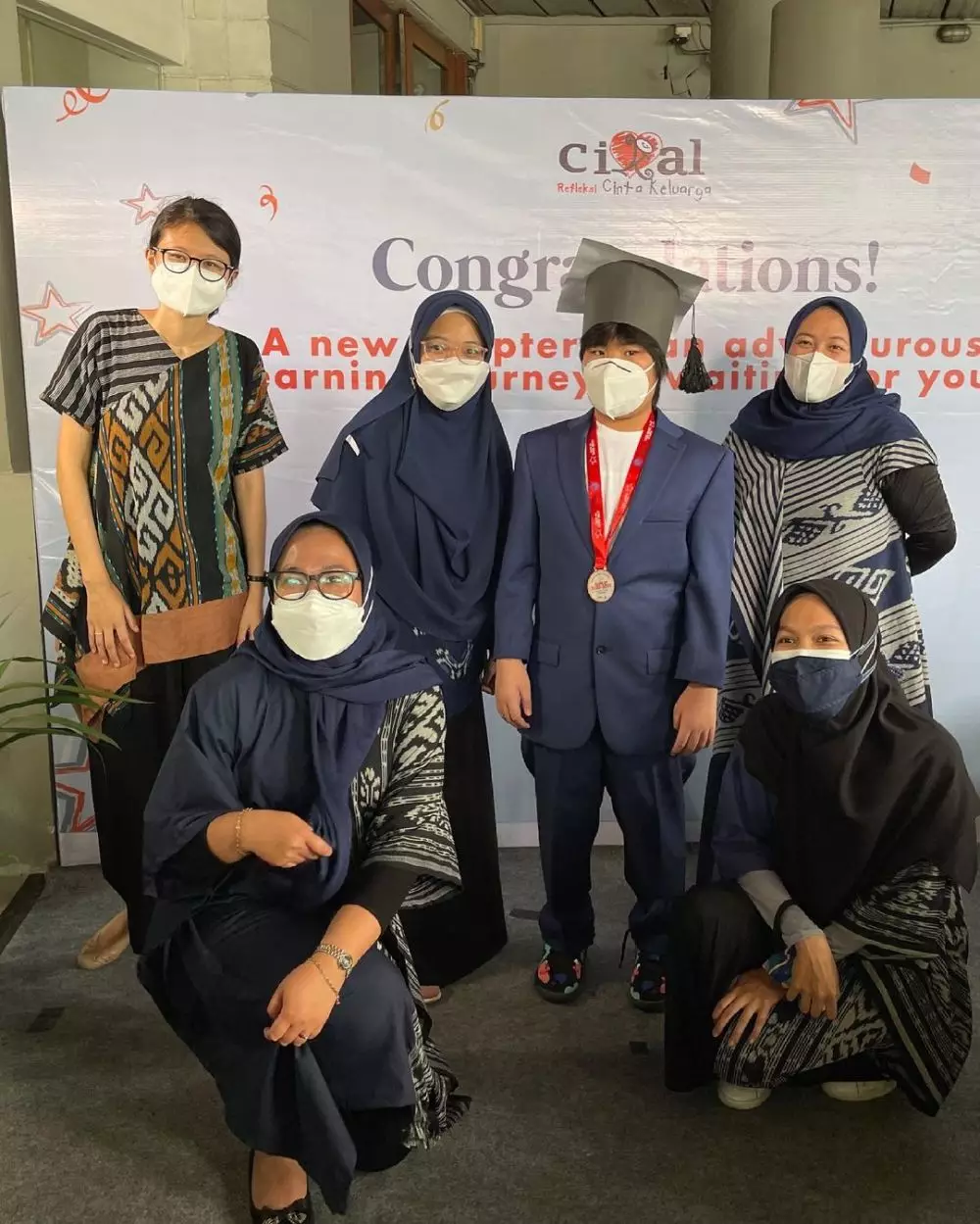 Gavrel lulus SD © Instagram