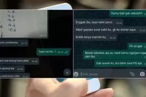 10 Chat lucu guru terlalu baik ke murid ini bikin iri