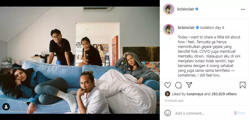 curhatan Bunga Citra Lestari bikin sedih Instagram