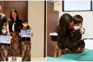 10 Momen putra Aliya Rajasa jalani proses sunat, curi perhatian