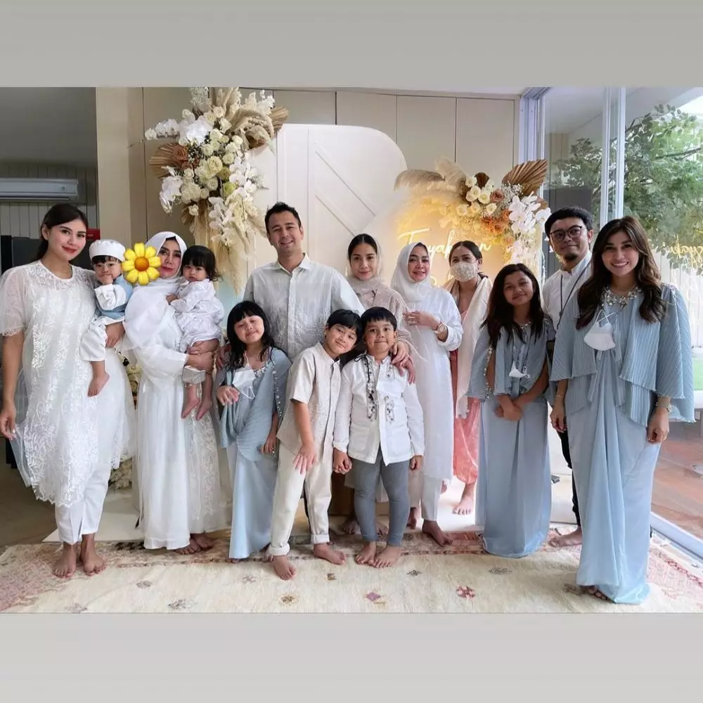 Momen tasyakuran 4 bulan kehamilan Nagita Slavina Instagram © 2021 brilio.net