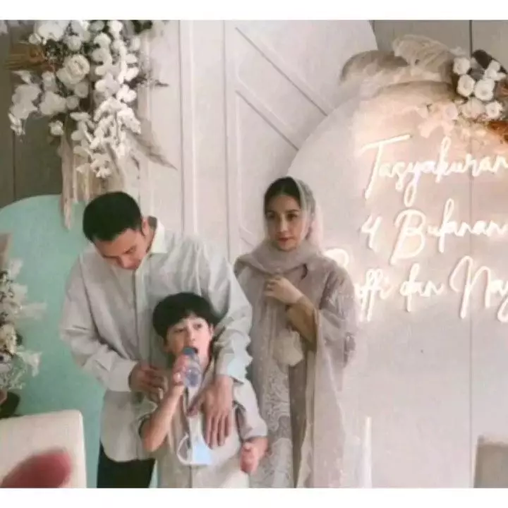 Momen tasyakuran 4 bulan kehamilan Nagita Slavina Instagram © 2021 brilio.net