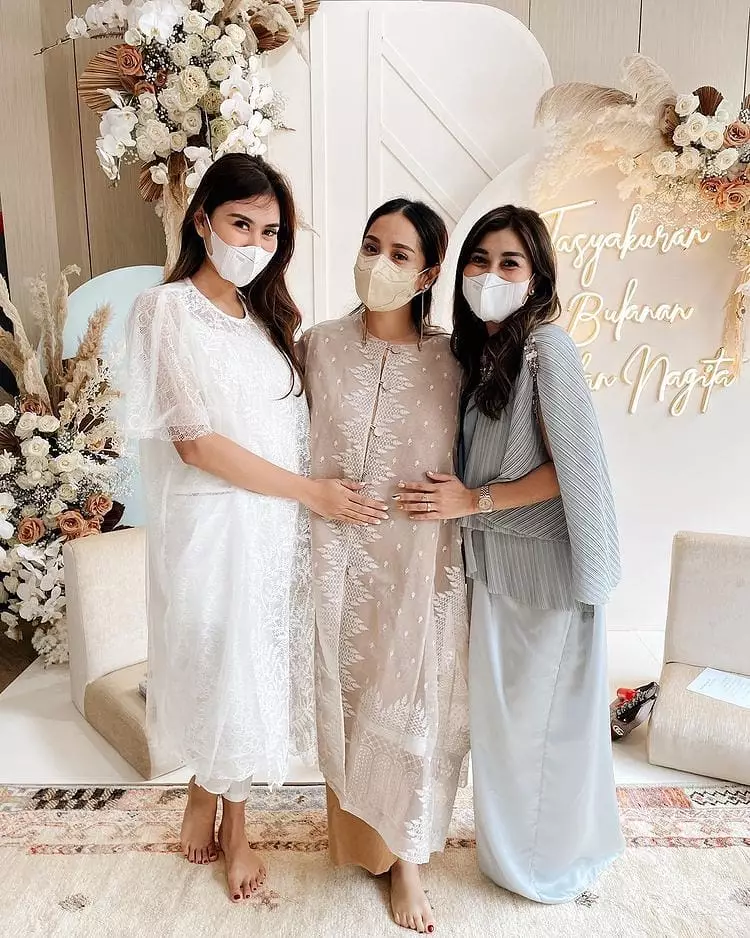 Momen tasyakuran 4 bulan kehamilan Nagita Slavina Instagram © 2021 brilio.net