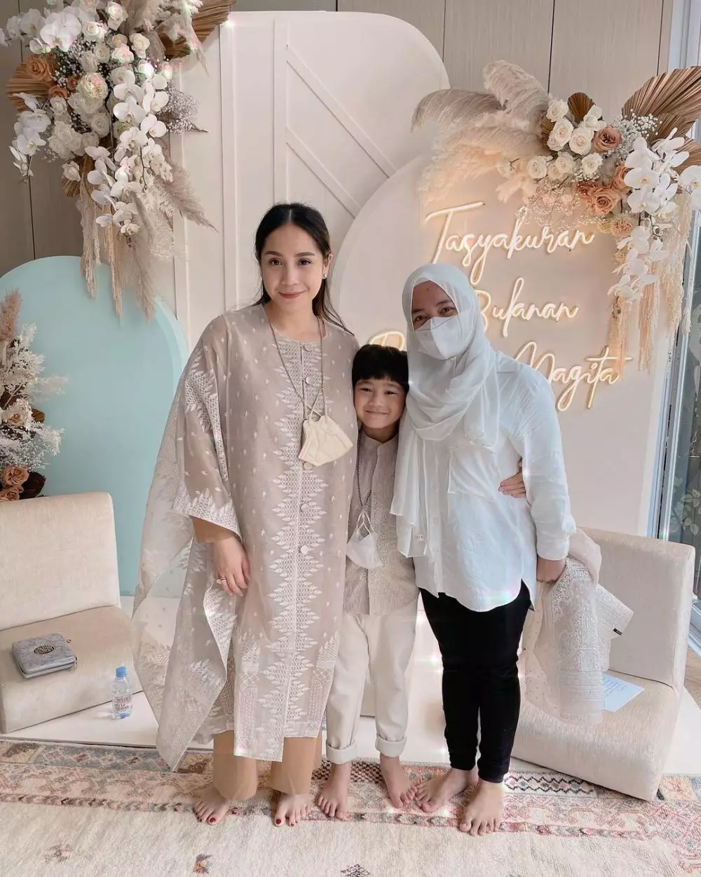 Momen tasyakuran 4 bulan kehamilan Nagita Slavina Instagram © 2021 brilio.net