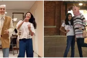 10 Potret kompak Adelia Pasha dan Shakiena Azalea, putri sambungnya