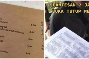 Viral salah tulis harga, potret menu makanan ini bikin geleng