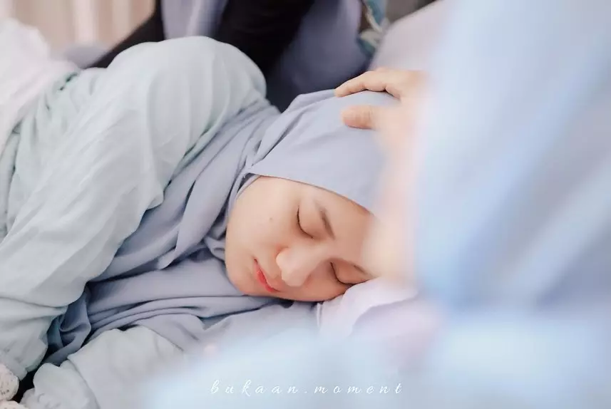 momen Dinda Hauw melahirkan © 2021 brilio.net