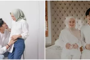 10 Momen Rey Mbayang dampingi Dinda Hauw melahirkan, bikin baper