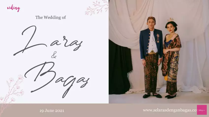 Momen pernikahan pemeran Farel di Heart Series YouTube dan Instagram