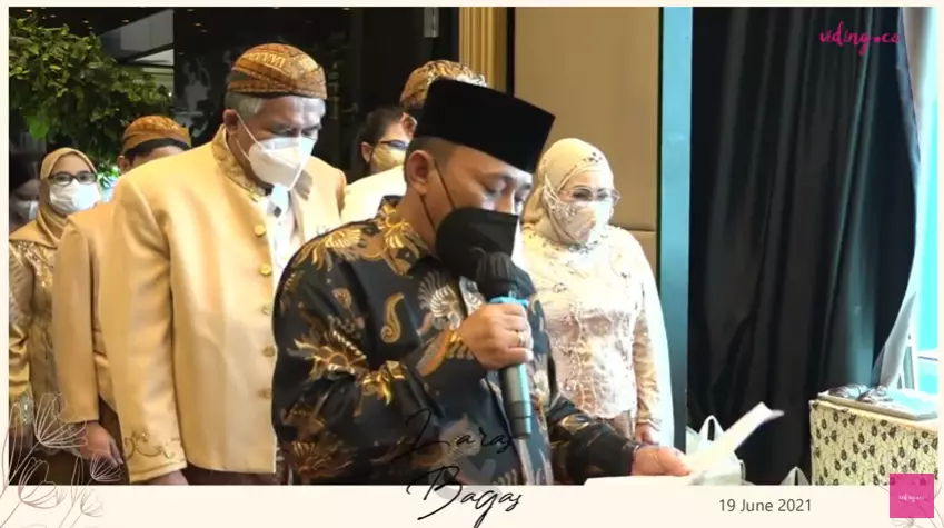 Momen pernikahan pemeran Farel di Heart Series YouTube dan Instagram