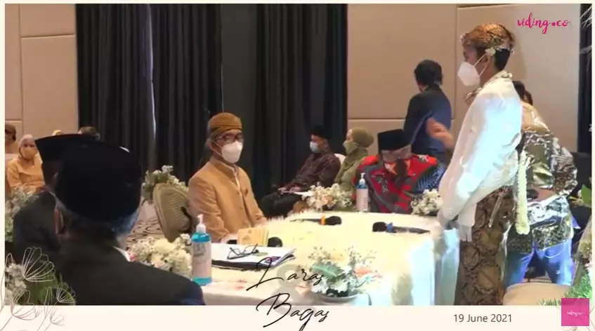 Momen pernikahan pemeran Farel di Heart Series YouTube dan Instagram