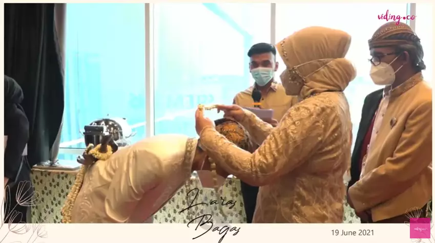 Momen pernikahan pemeran Farel di Heart Series YouTube dan Instagram