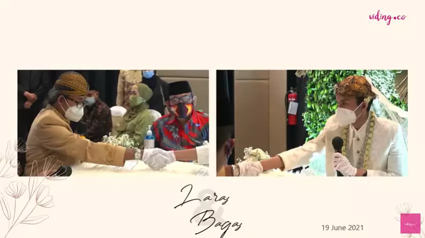 Momen pernikahan pemeran Farel di Heart Series YouTube dan Instagram