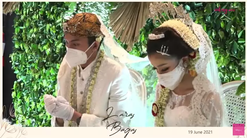 Momen pernikahan pemeran Farel di Heart Series YouTube dan Instagram