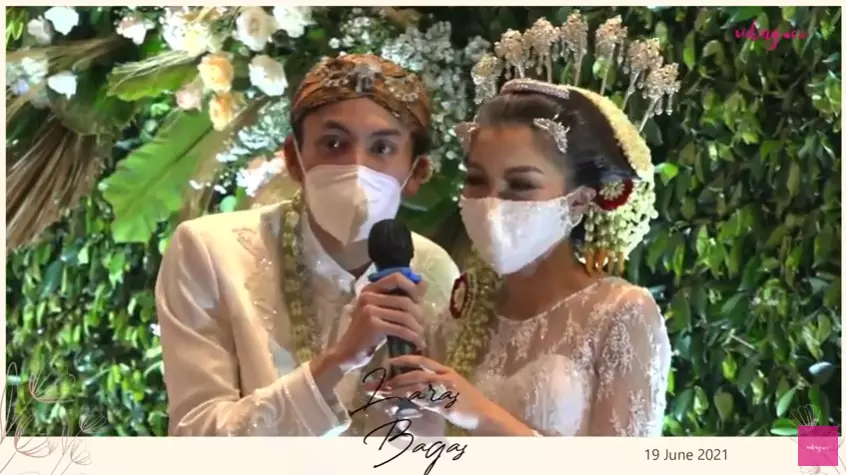 Momen pernikahan pemeran Farel di Heart Series YouTube dan Instagram