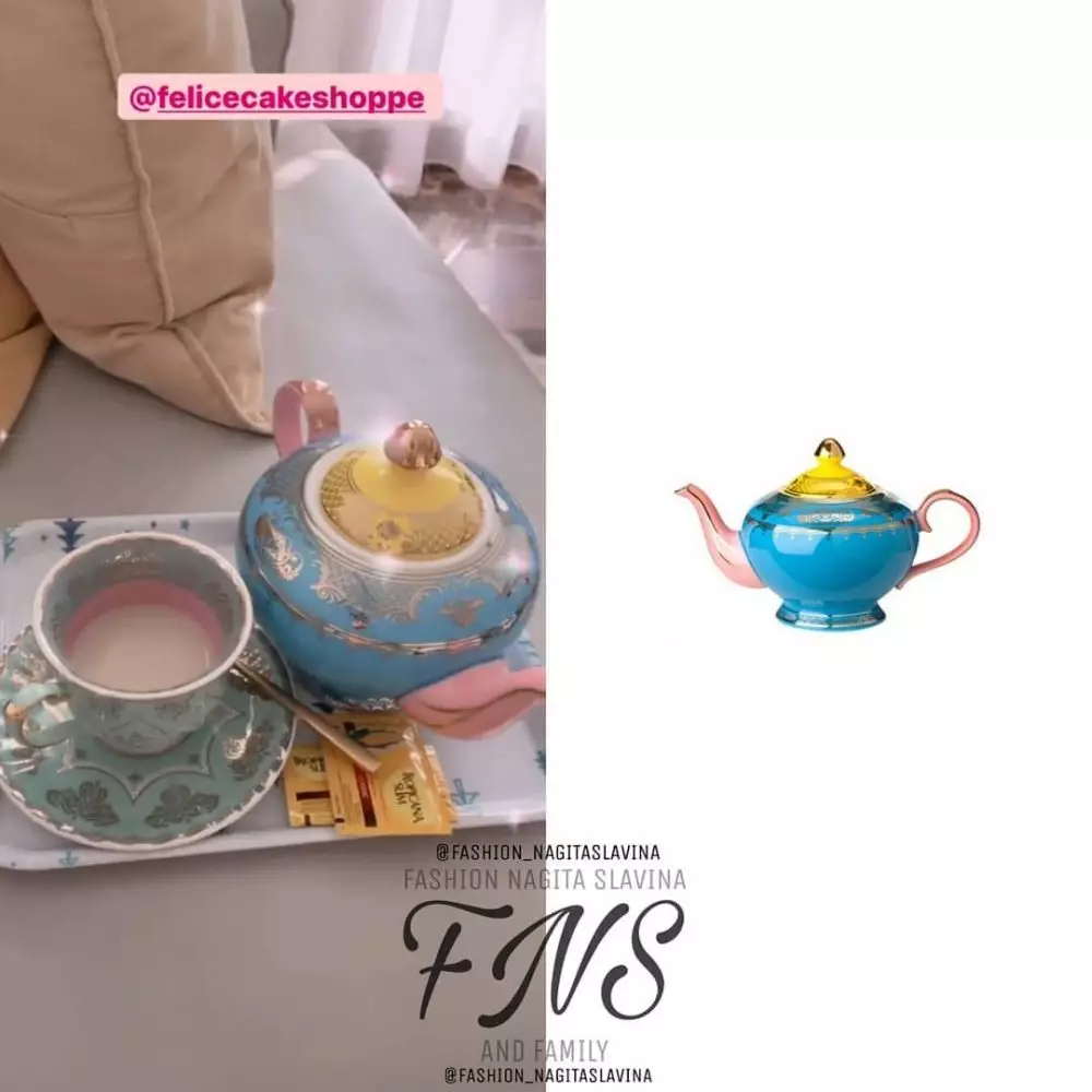 peralatan ngopi dan ngeteh Nagita Slavina © Instagram/@fashion_nagitaslavina