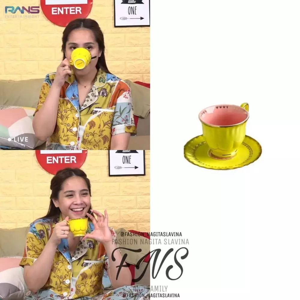peralatan ngopi dan ngeteh Nagita Slavina © Instagram/@fashion_nagitaslavina