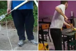 10 Momen lucu orang bersih-bersih ini bikin tepuk jidat