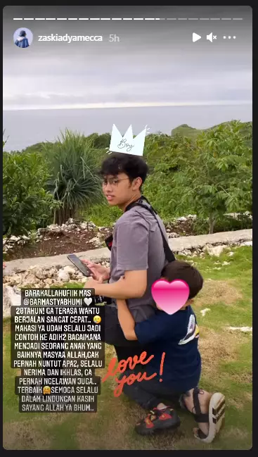 Zaskia Adya Mecca beri ucapan menyentuh untuk anak tirinya Instagram
