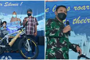 Kisah remaja 14 tahun terapung 3 jam di laut, dihadiahi sepeda TNI AL