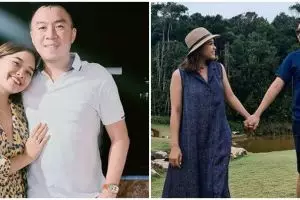 Jarang tersorot, ini 10 potret mesra Winda Saschya sitkom 'OB' & suami