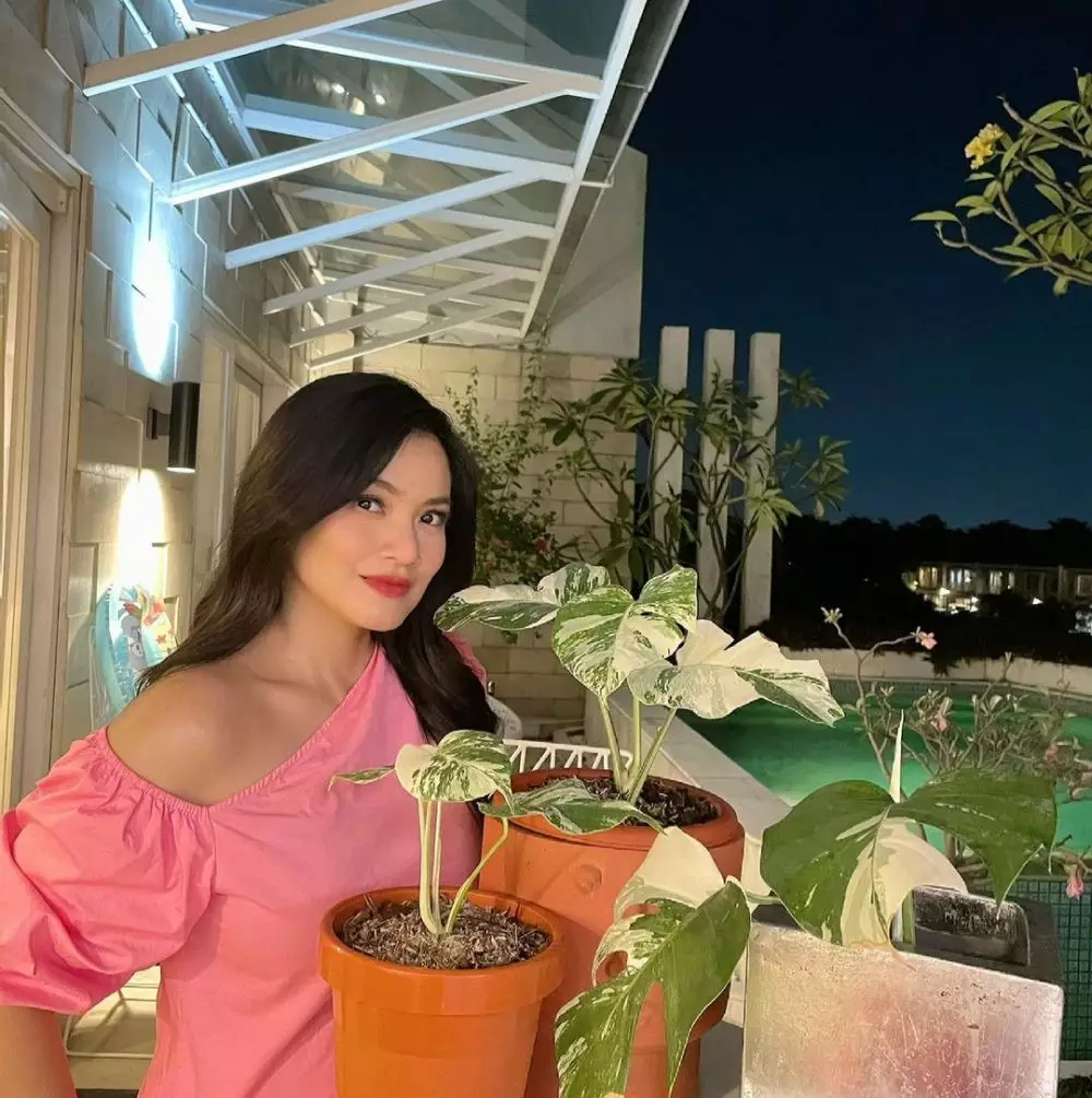 potret kebun rumah Titi Kamal © Instagram potret kebun rumah Titi Kamal © Instagram