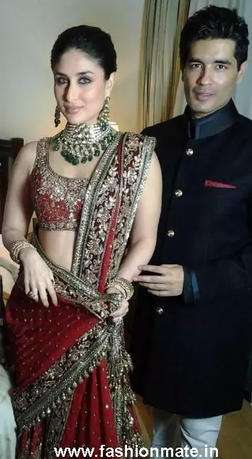 Gaun pernikahan seleb Bollywood berlapis emas © 2021 brilio.net