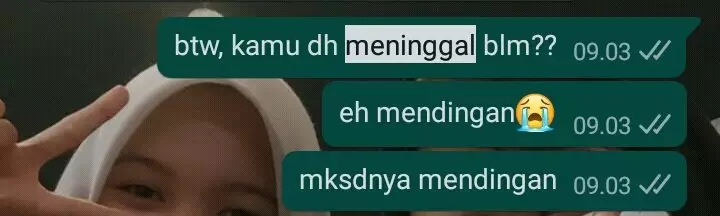 Chat salah ketik ke teman © berbagai sumber