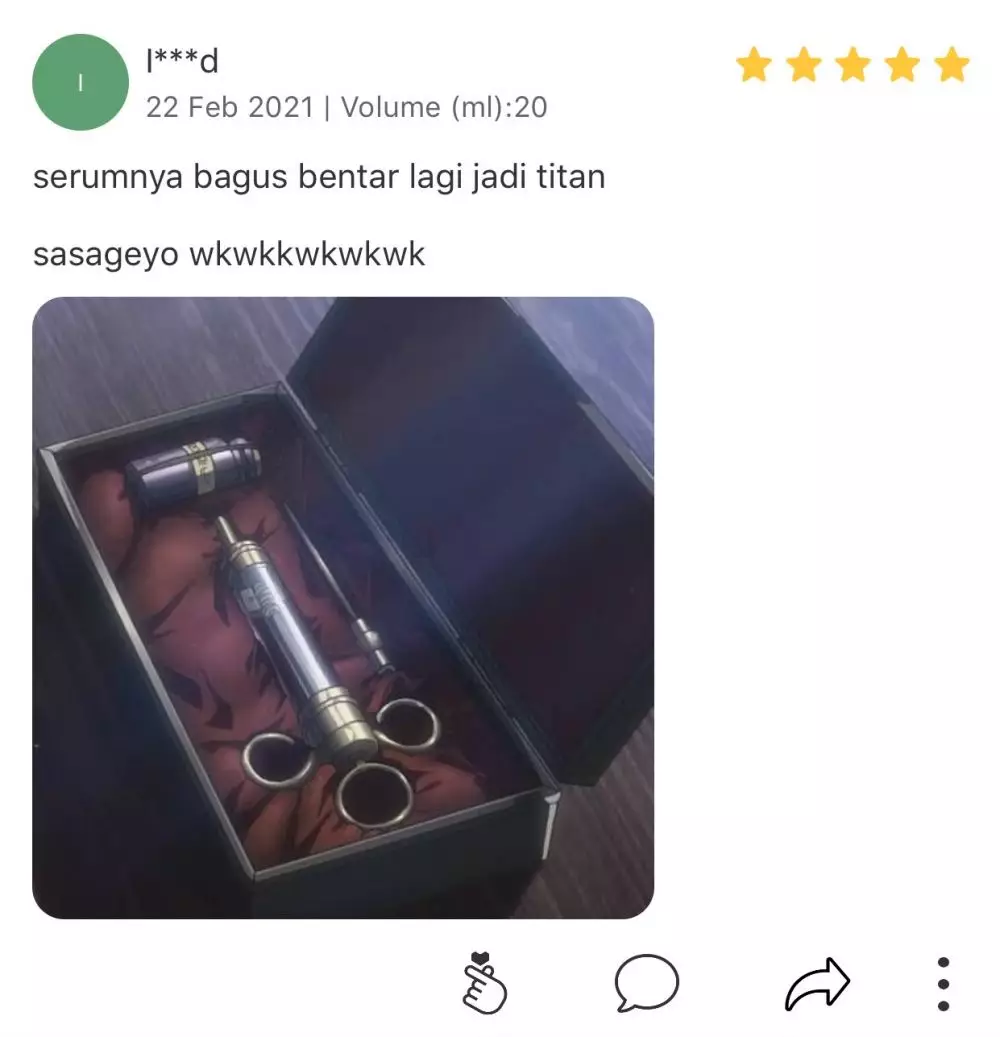 Testimoni belanja di online shop © Twitter