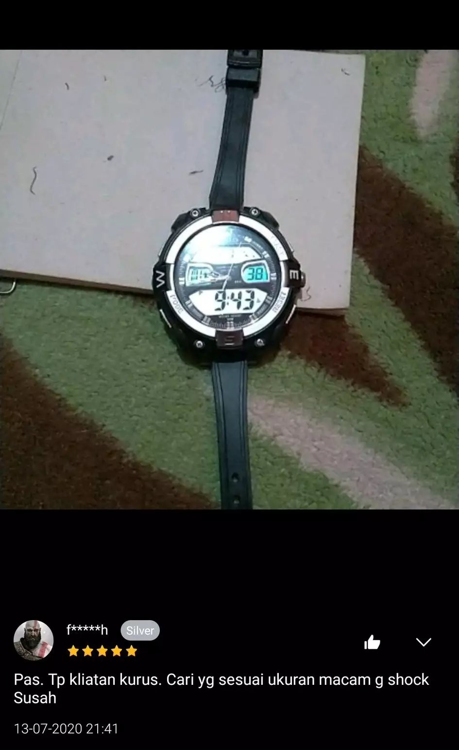 Testimoni belanja di online shop © Twitter