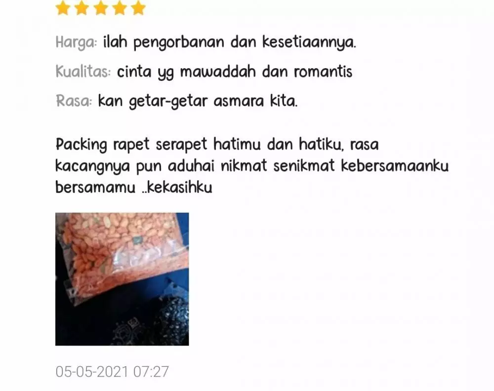 Testimoni belanja di online shop © Twitter
