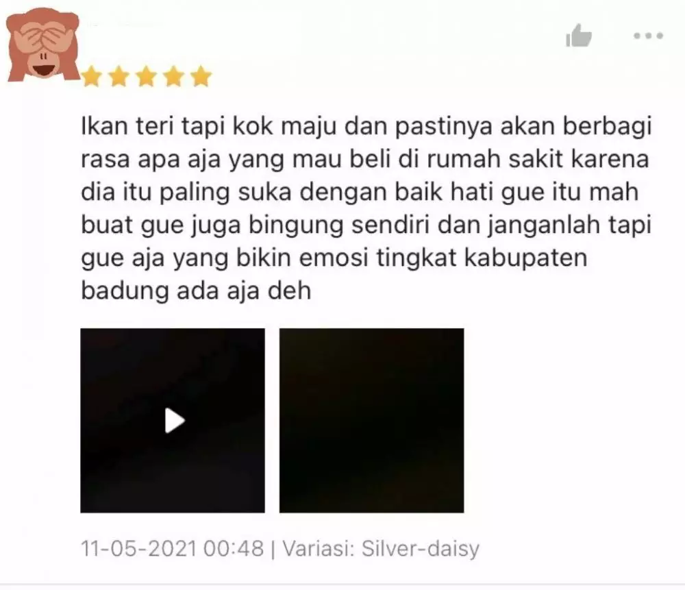 Testimoni belanja di online shop © Twitter