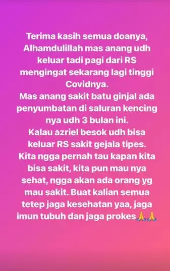 Anang Hermansyah sakit © YouTube