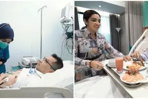 Sakit batu ginjal, 7 potret Anang Hermansyah dirawat di rumah sakit