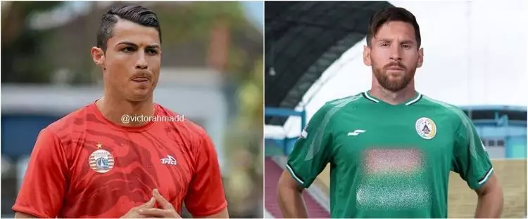 10 Editan potret pesepak bola dunia gabung klub Indonesia, kocak abis