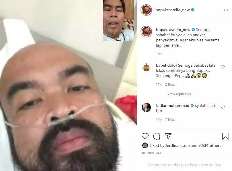 peppy covid 19 dan pakai selang oksigen Berbagai sumber